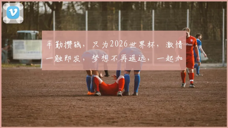 辛勤攒钱，只为2026世界杯，激情一触即发，梦想不再遥远，一起加油